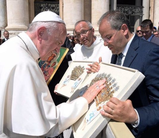 Michele Affidato e Papa Francesco