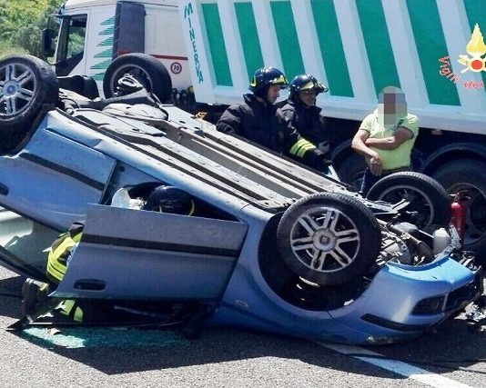 incidente SS 106 VAR Catanzaro svincolo per Borgia