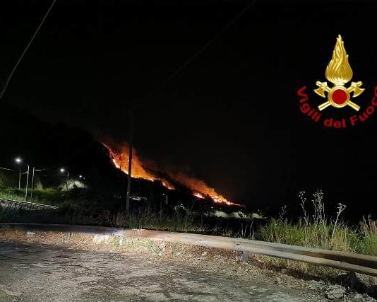 incendio località Gagliano