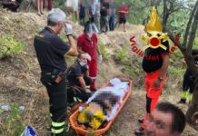 Ritrovata l'anziana signora scomparsa, intervento Vigili del Fuoco