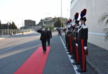 Visita del Generale di Corpo d'armata Riccardo Galletta