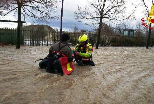 Vigili del Fuoco, alluvione (foto archivio)