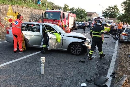 incidente stradale Luzzi