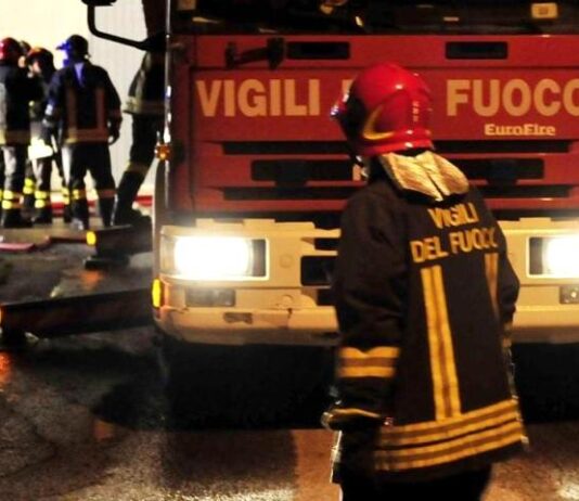 Vigili del Fuoco in azione