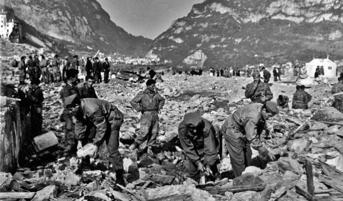 Soccorsi, disastro del vajont, tragedia del vajont