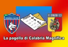 Cosenza Catanzaro le pagelle di Calabria Magnifica