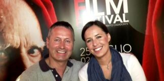 Luigi Mussari e la regista Alessia Scarso (MGFF 2015)