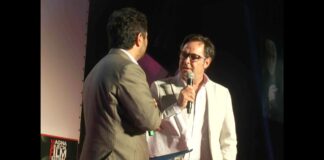 Mario Sei sul palco del MGFF 2016