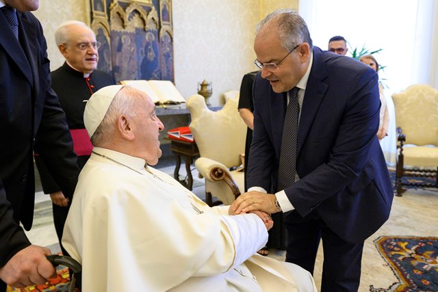 michele affidato e papa francesco