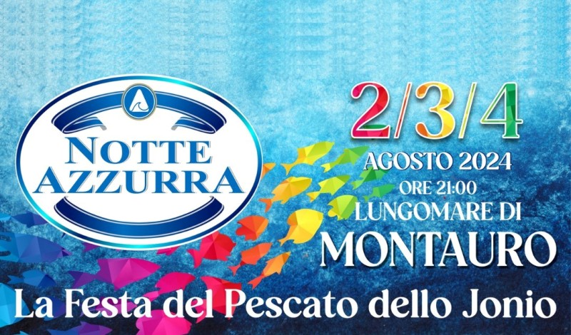 Locandina evento Notte azzurra