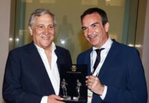 Ministro degli Esteri Antonio Tajani e il Presidente della Regione Calabria Roberto Occhiuto