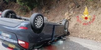 Incidente stradale sulla SS109