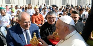 benedizione delle corone di michele affidato