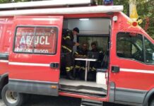 vigili del fuoco, persona dispersa