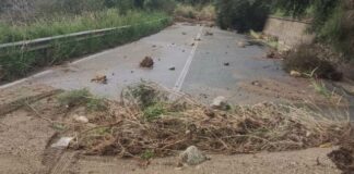 Catanzaro, ponte crollato in prossimità del comune di Maida