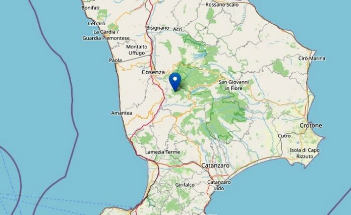 Terremoto in provincia di Cosenza