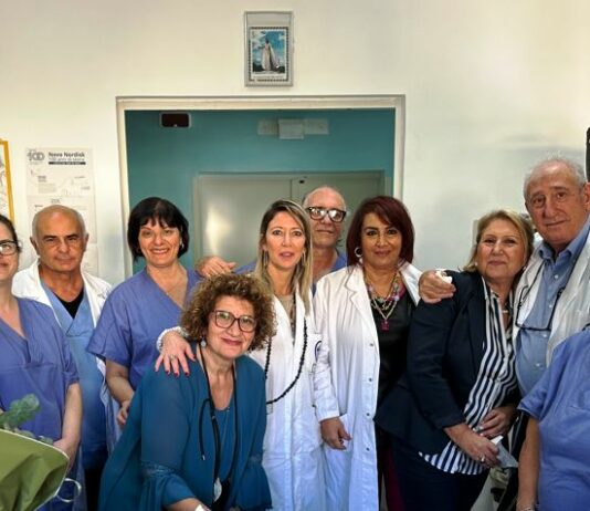 Gruppo diabetologia, pensionamento dott Puccio