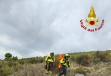 vigili del fuoco, uomo si schianta con il parapendio