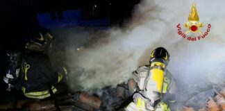 Vigili del fuoco in azione, Foto archivio