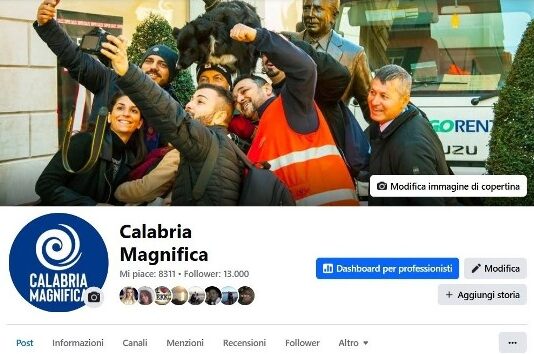 Nuovo traguardo da festeggiare per Calabria Magnifica: 13mila follower